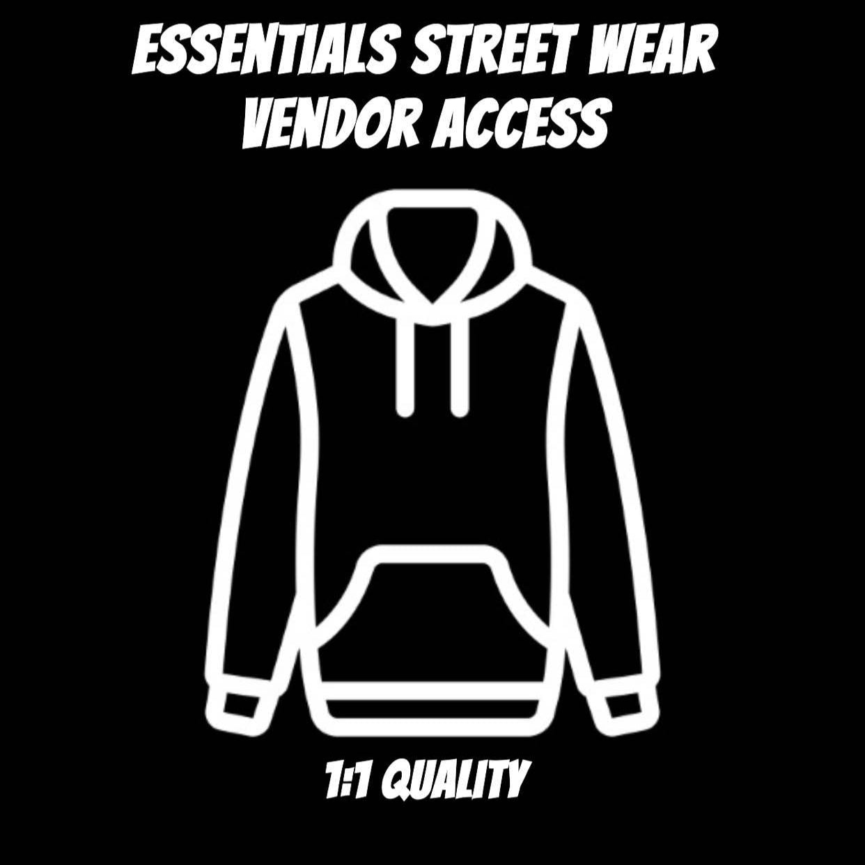 ESENTIALS STREETWEAR (VENDOR ACCESS)