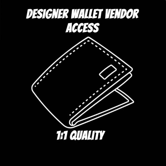 DESIGNER WALLETS (VENDOR ACCESS)