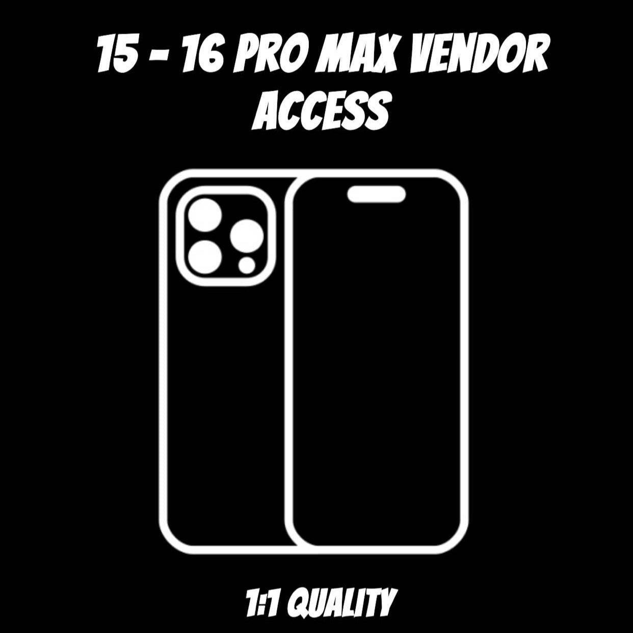 PHONES (VENDOR ACCESS)