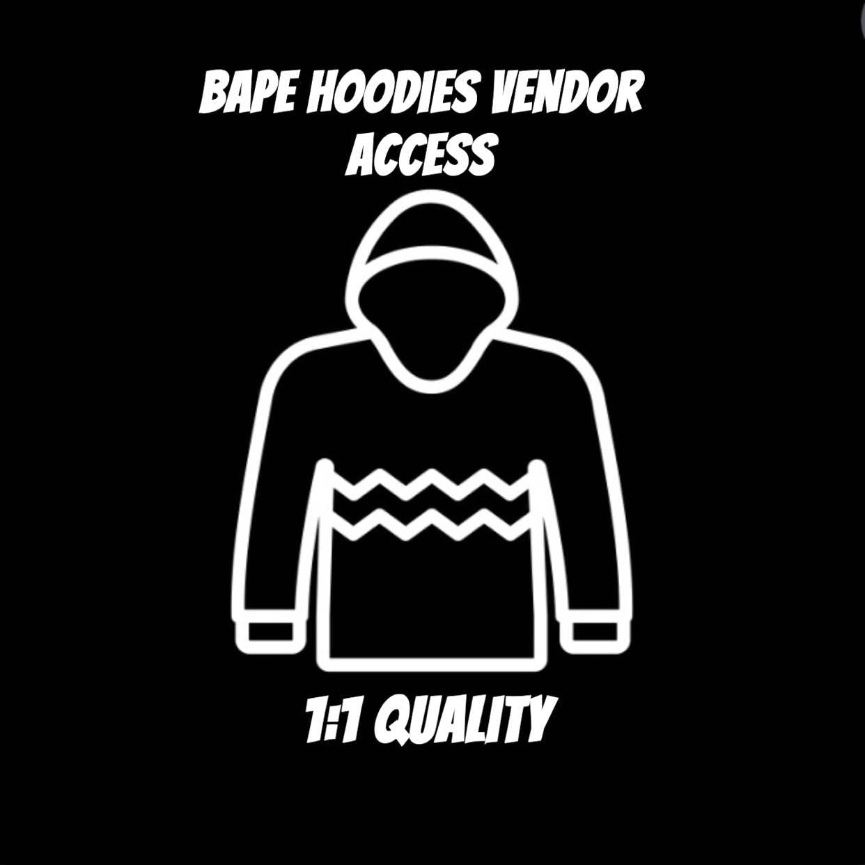 BA5PE STREETWEAR (VENDOR ACCESS)